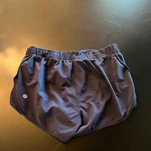 Navy lululemon shorts